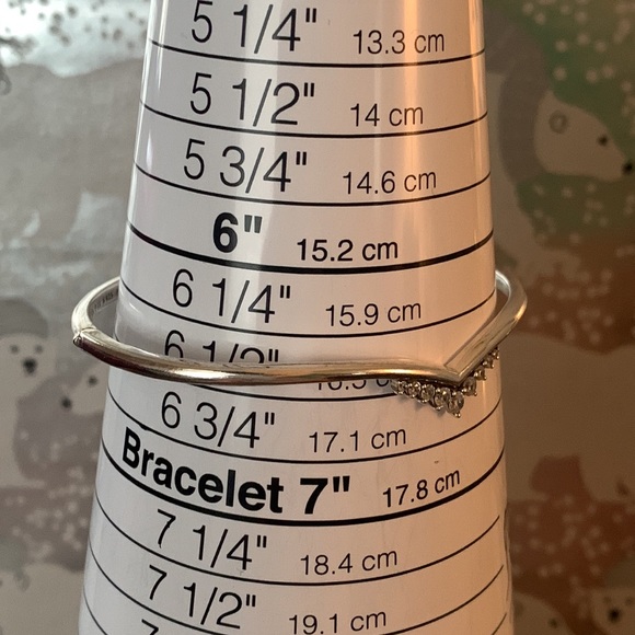 Authentic Pandora Tiara Wishbone Open Bangle Bracelet S925 ALE - Picture 7 of 7